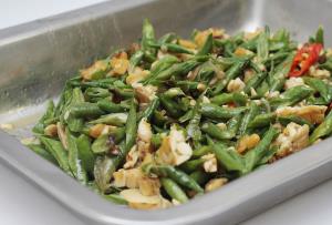 Sayuran Kacang Panjang Tempe